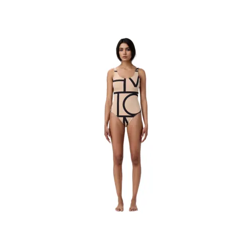 TOTEME One Piece Купальник Женский Бежевый