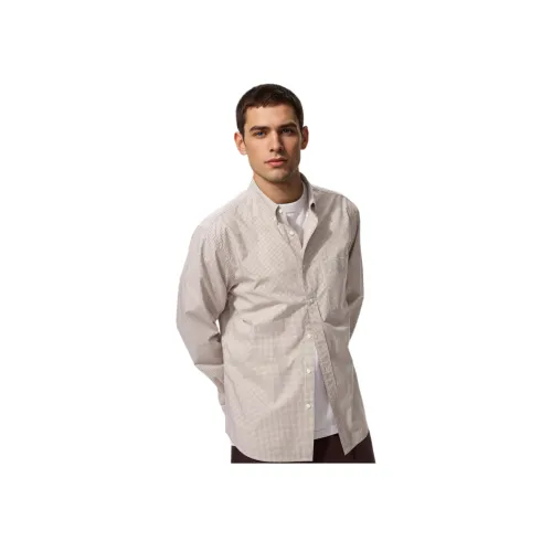 UNIQLO Бежевые Унисекс Рубашки