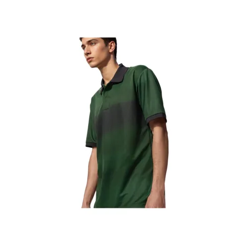 UNIQLO Темно-зеленый унисекс поло