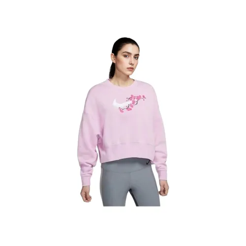 NIKE Розовые Женские Свитшоты