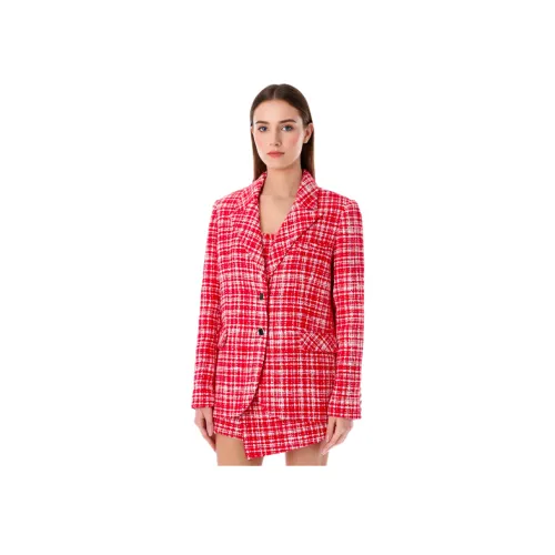 Self Portrait Куртка Женская Красная