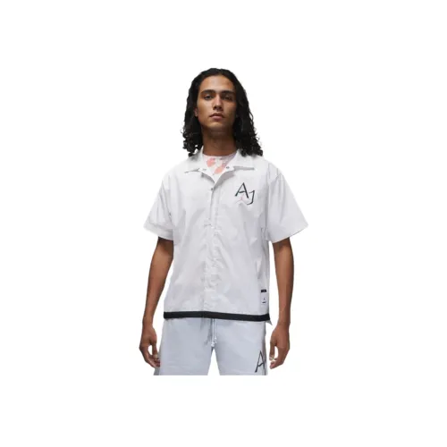 Джордан Белый Мужские Рубашки