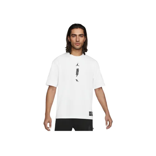 Джордан ZION 1 x NARUTO T-рубашка мужская белая