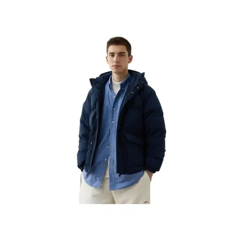 New Balance Темно-синие унисекс пуховики