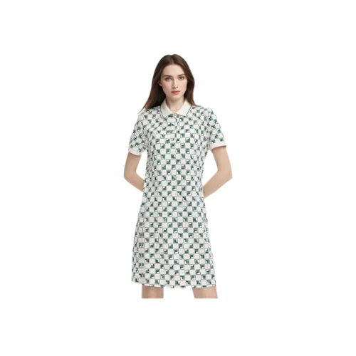 FILA Короткий рукав Платье Женское с принтом по всей поверхности Four