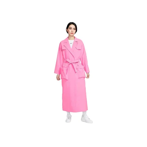 NIKE Розовый Женский Тренч