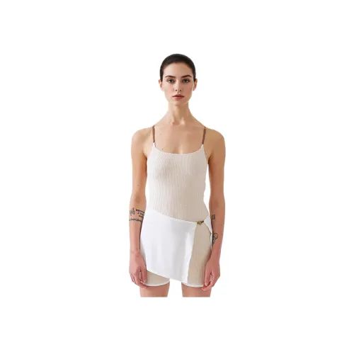 NIKE Жемчужно-белый Женское боди