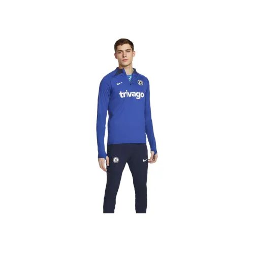 Nike Blue Men's T-Shirts Найк Синий Мужские Футболки