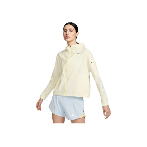 nike Дышащая одежда с защитой от солнца Женская Гипсовый