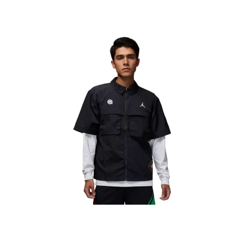 Джордан Черные Мужские Рубашки