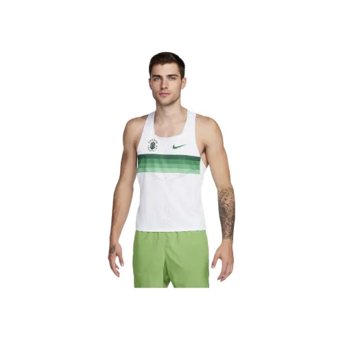 nike Бег Майка Мужская Белая