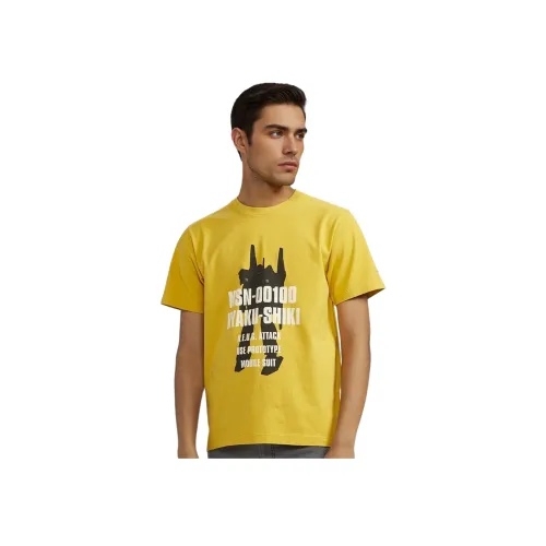 UNIQLO Светло-желтые мужские футболки T