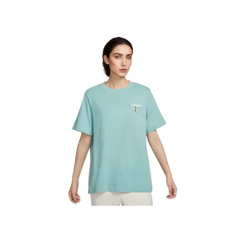 NIKE Синие Женские Футболки