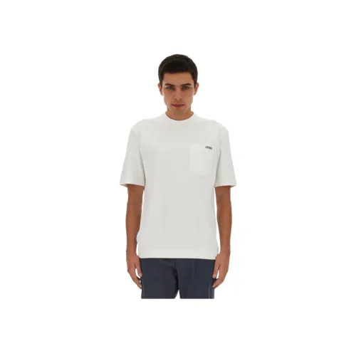 Ermenegildo Zegna Белые Мужские T-рубашки