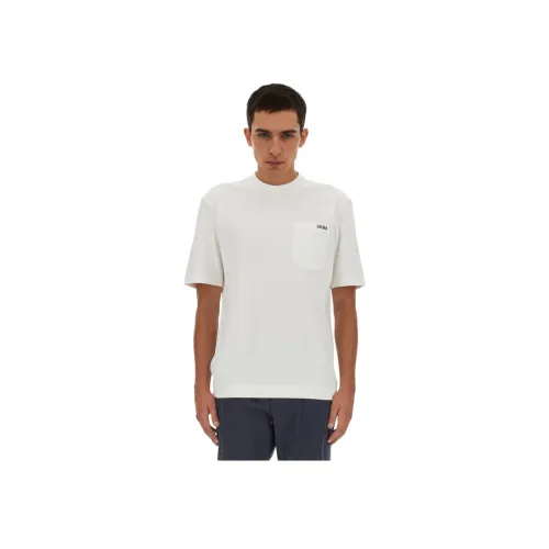 Ermenegildo Zegna Белые Мужские T-рубашки