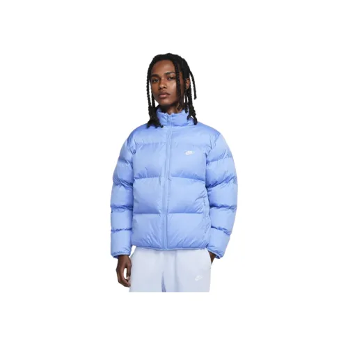 Nike Синий Мужской Пуховик