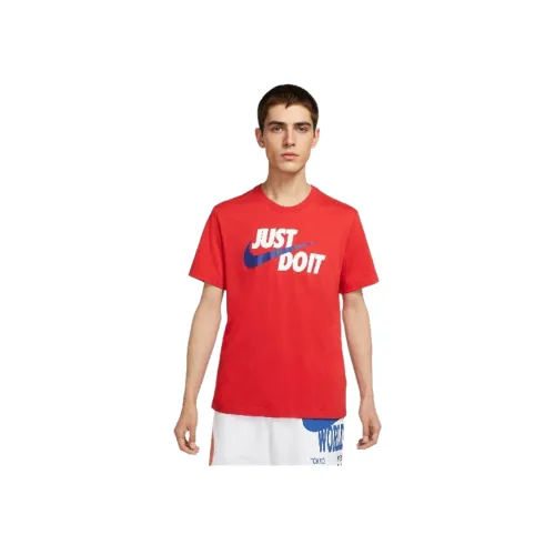 nike T-Shirt Мужская Университетский Красный