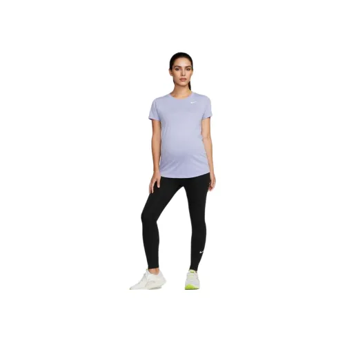 NIKE Pregnant Mom Series Черные Женские Спортивные Брюки