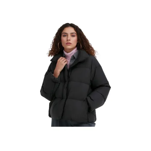 UNIQLO Пуховик Женский Янтарь Черный