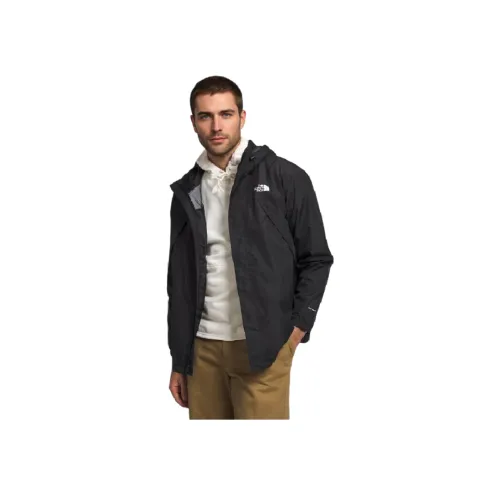 The North Face Водонепроницаемый и Ветрозащитный Ветровка Мужской Черный