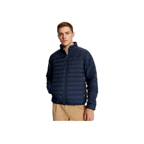Tommy Hilfiger Переработанный Компактный Куртка Куртки Пустыня Небесный Куртки Пальто Мужской Синий