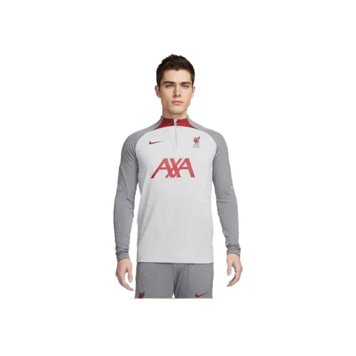 Nike Liverpool F.C. Strike Elite Футбол Джерси Liverpool Football Club Мужской Smoke Gray