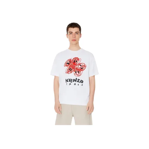 KENZO Белая Мужская T-Рубашка