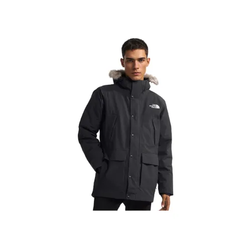 The North Face Arctic Пуховик Мужской Серый Черный