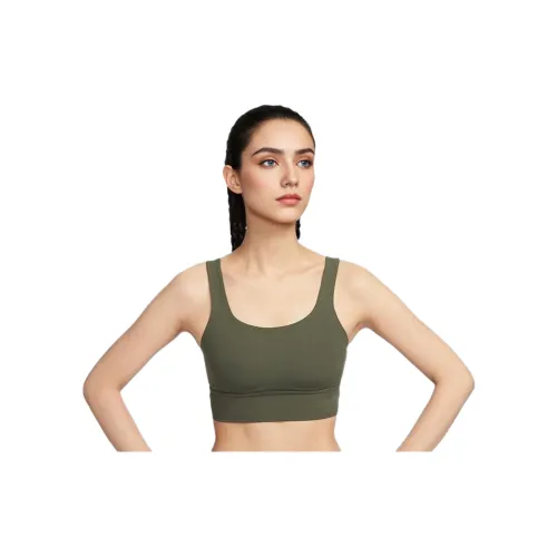 Nike Спортивное белье Женское Оливково-зеленый