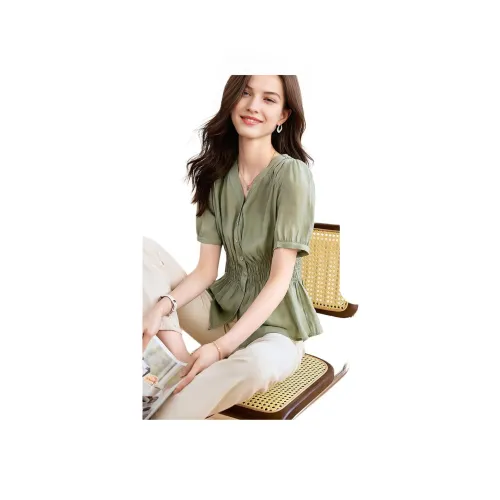 Mo Han Yi Mei Рубашка Женская Зеленая