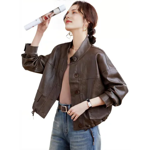 TERRE BLEUE Куртки Пальто Женские Кофе