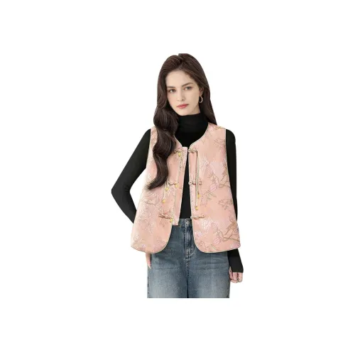 Cypress House Жилет Женские Розовый