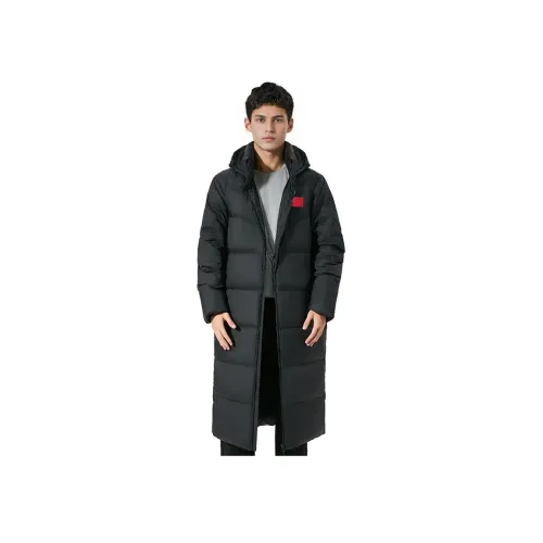 PEAK Черный Национальный флаг Дизайн Мужской Пуховик