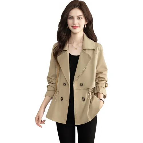 Cypress House Тренчкот Женский Хаки