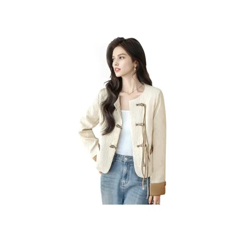 Cypress House Cropped Jacket Женская Бежевая