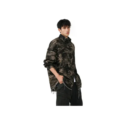 LA'T.WEEKEND Рубашка Унисекс Камуфляж