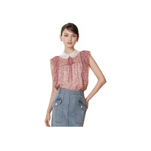 Caroline Розовые цветы Женские Рубашки