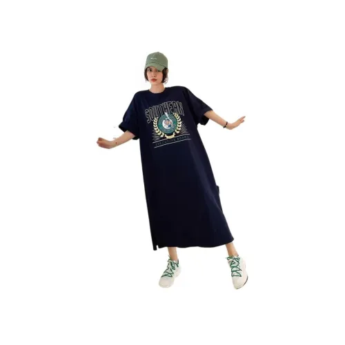 GOSO Короткий рукав платье женское