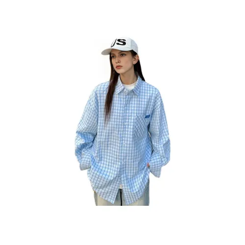 Flowers in water Длинный рукав Рубашка Женская