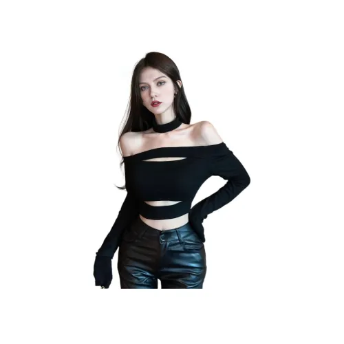 MORii Черные Женские T-рубашки