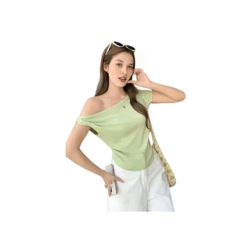 ZAZN Мятно-зеленые Женские футболки