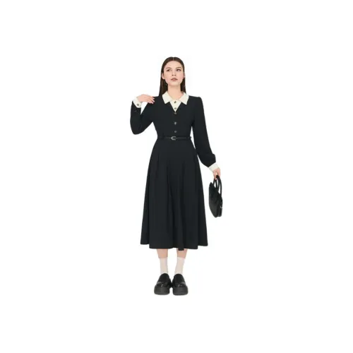 COHX Длинное платье с длинным рукавом женское