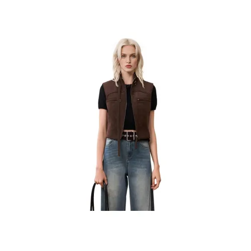 JORYAweekend Темный кофейный Женский жилет