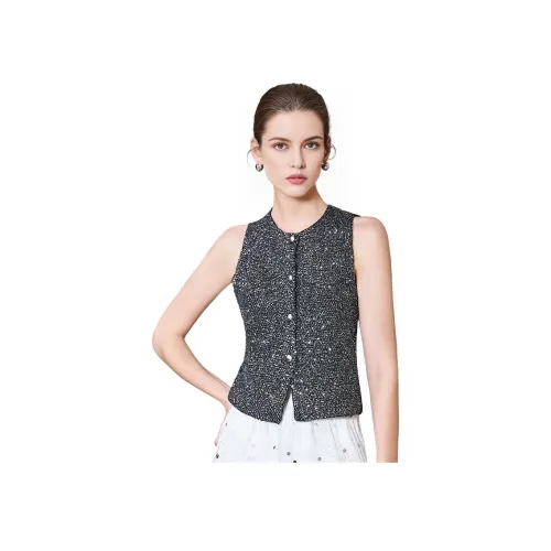 Anmani Серебристо-серые Женские Жилеты