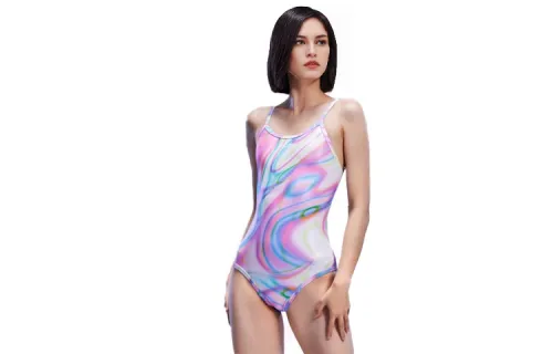 ZOKE Фиолетовый Орхидея Женские Ван-Пис Купальники