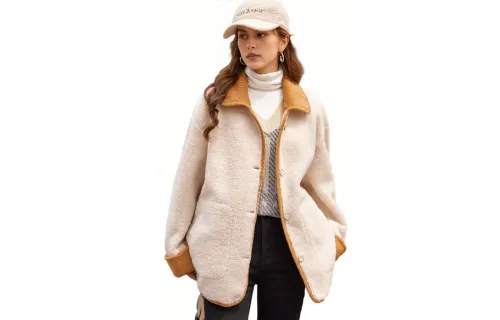 Itisf4 Вельвет Feel Куртка Женская Экрю