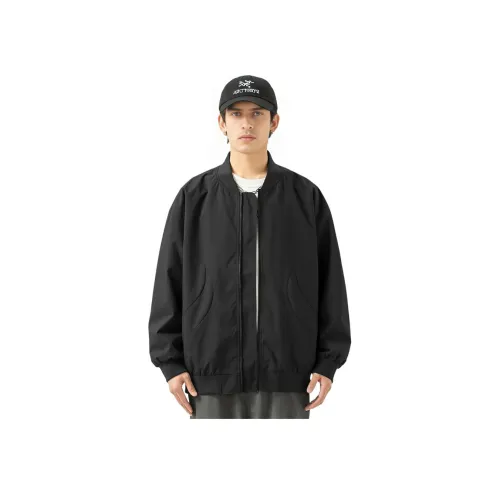 WOOD SOON Outdoor Casual Универсальный Рабочий стиль Ветрозащитный Пальто Длинный с рукавами Бейсбольный воротник Топ Мужской