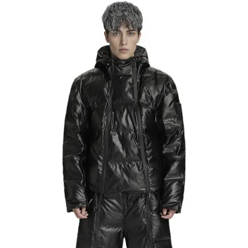NORVINCY На открытом воздухе Городской Techwear Кардиган Стеганый хлопковый пуховик Унисекс