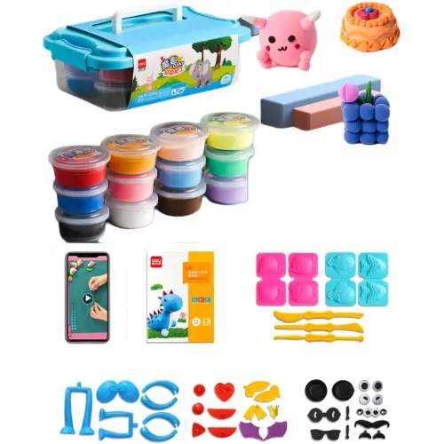 Deli Ultra Light Глина Без запаха Safe Plasticine Космос Грязь Игрушки