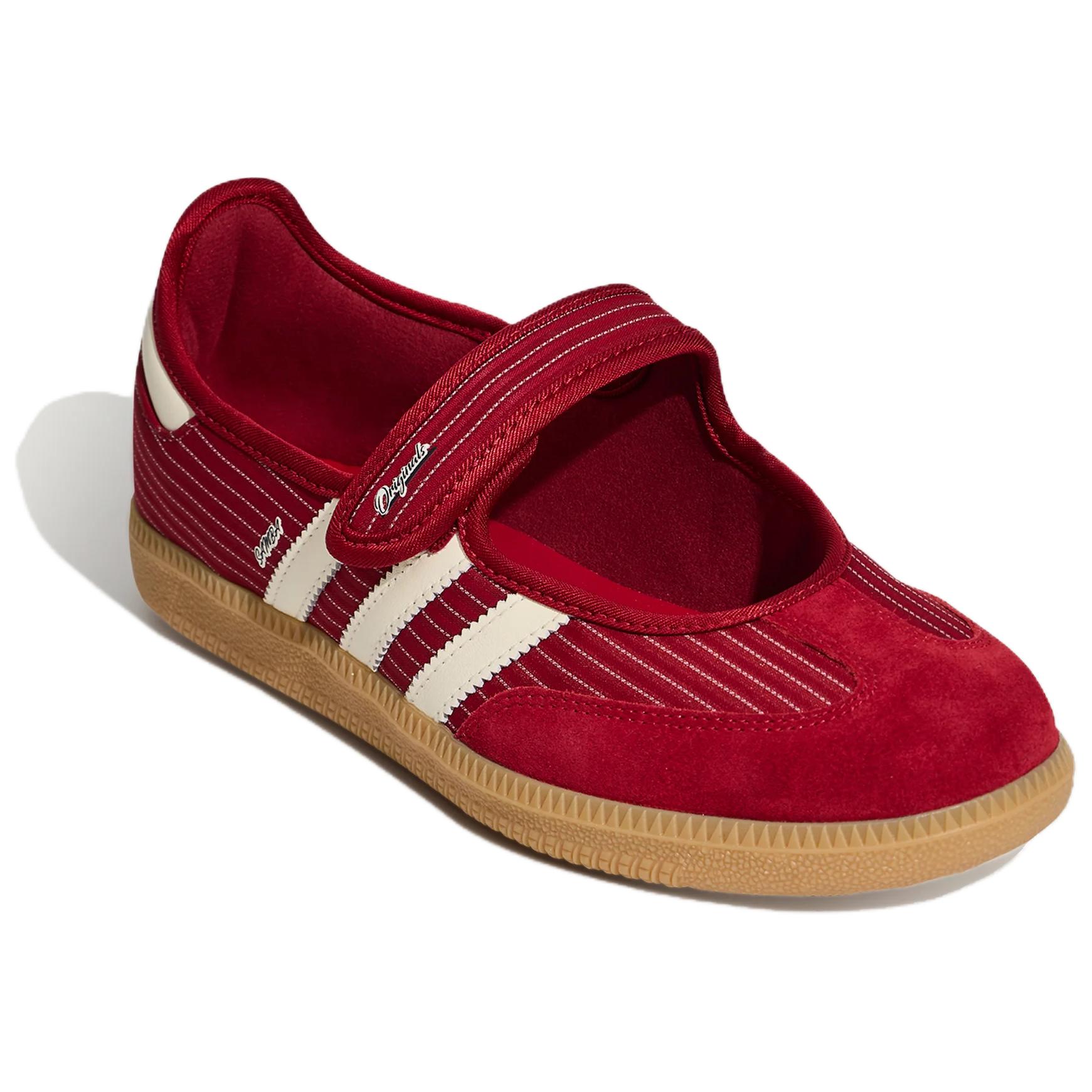 Adidas Samba Туфли Мэри Джейн Победа Красный Сливочный Женские — фото 3
